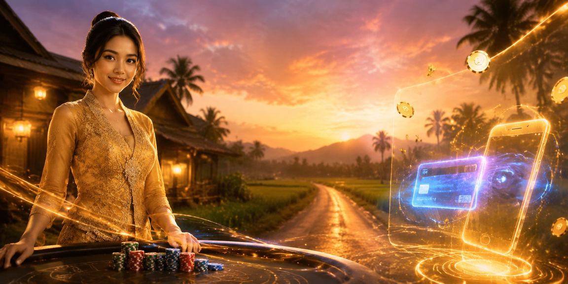 Suasana hiburan kasino Malaysia dengan pakaian kebaya yang memukau
